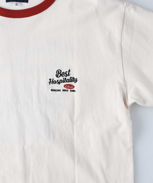 BACK NUMBER（バックナンバー）の「【BACK NUMBER】刺繍プリント半袖Ｔシャツ（Tシャツ/カットソー・メンズ・ホワイト/グリーン/ダークグレー/イエロー/ホワイト×ネイビー/ホワイト×レッド・XL/M/L）」の16枚目の写真