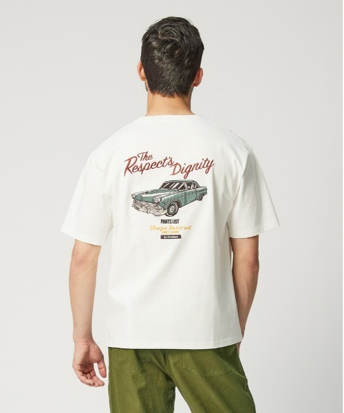 BACK NUMBER(バックナンバー)の「BACK NUMBER(バックナンバー)刺繍プリント半袖Tシャツ(Tシャツ/カットソー・メンズ・ホワイト/グリーン/ダークグレー/イエロー/ホワイト×ネイビー/ホワイト×レッド・XL/M/L)」の20枚目の写真