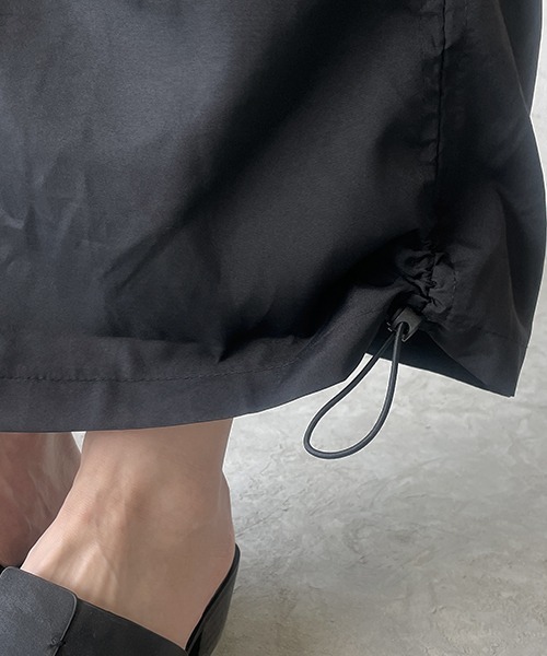 SEN TOKYO(セントーキョー)の「大人カジュアルコーデに映える。ハイウエストカーゴスカート(スカート・レディース・ブラック・FREE)」の16枚目の写真