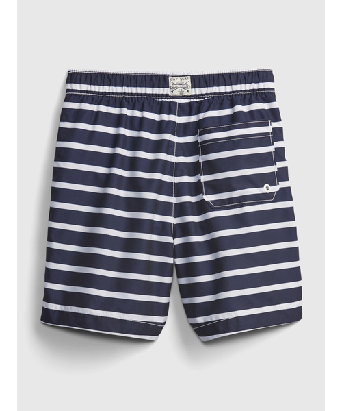 GAP（ギャップ）の「ストライプ柄 スイムトランクス (キッズ)（水着・キッズ・ホワイト×ネイビー/その他/マルチ/グリーン/ホワイト×ブルー/ブルー・120cm/160cm/130cm/150cm/140cm/110cm）」の7枚目の写真