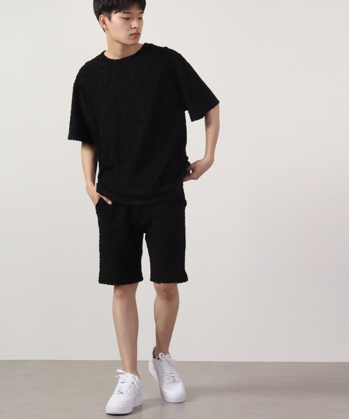 Bling Leads(ブリングリーズ)の「レオパード柄パイルJQDショートパンツ(その他パンツ・メンズ・ブラック/ブルー/ホワイト・M/L)」の22枚目の写真