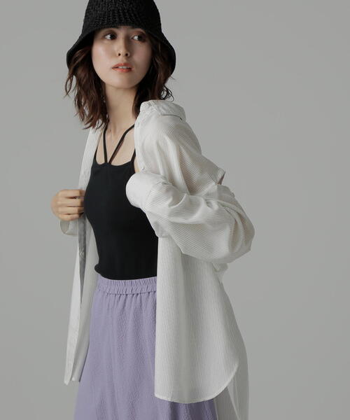 FREE'S MART(フリーズマート)の「◆カップ付ホルターキャミソール(キャミソール・レディース・ホワイト/グレー/ブラック・FREE)」の10枚目の写真