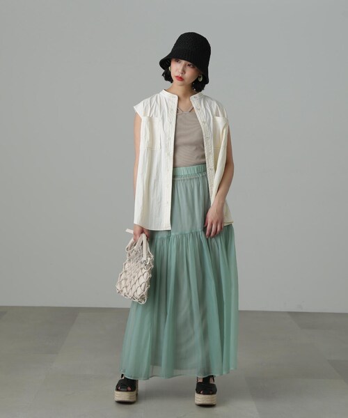 FREE'S MART(フリーズマート)の「◆カップ付ホルターキャミソール(キャミソール・レディース・ホワイト/グレー/ブラック・FREE)」の15枚目の写真