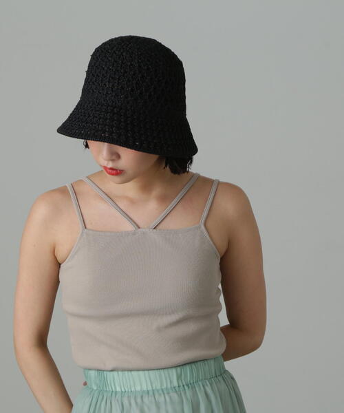 FREE'S MART(フリーズマート)の「◆カップ付ホルターキャミソール(キャミソール・レディース・ホワイト/グレー/ブラック・FREE)」の17枚目の写真