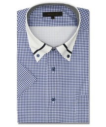 m.f.editorial | エムエフエディトリアルメンズ/m.f.editorial:MEN Biz クールパス ボタンダウン半袖 ビズシャツ(ビジネスシャツ)