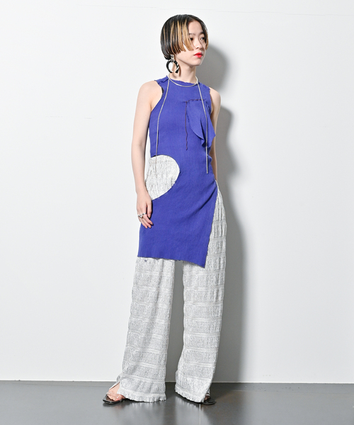 【新品未使用タグ付】シティショップ LLIC GATHERING パンツ METALLIC GATHERING パンツ（その他パンツ）｜CITYSHOP