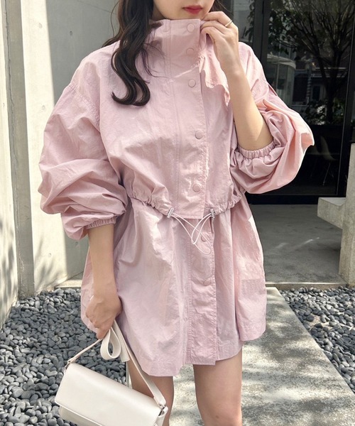 one after another NICE CLAUP（ワンアフターアナザーナイスクラップ）の「ショートにもジレにもなる/マルチウェイマウンテンパーカー（マウンテンパーカー・レディース・オフホワイト/ピンク/ブラック・FREE）」の3枚目の写真