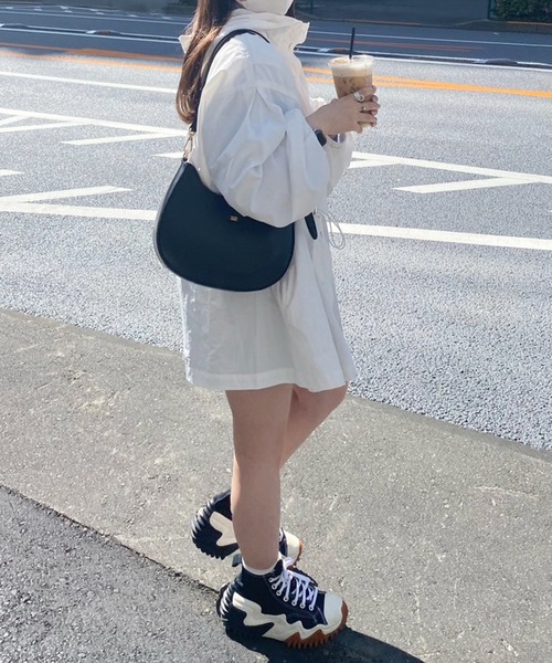 one after another NICE CLAUP（ワンアフターアナザーナイスクラップ）の「ショートにもジレにもなる/マルチウェイマウンテンパーカー（マウンテンパーカー・レディース・オフホワイト/ピンク/ブラック・FREE）」の17枚目の写真