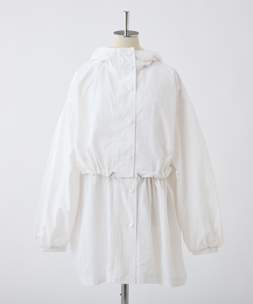 one after another NICE CLAUP（ワンアフターアナザーナイスクラップ）の「ショートにもジレにもなる/マルチウェイマウンテンパーカー（マウンテンパーカー・レディース・オフホワイト/ピンク/ブラック・FREE）」の22枚目の写真