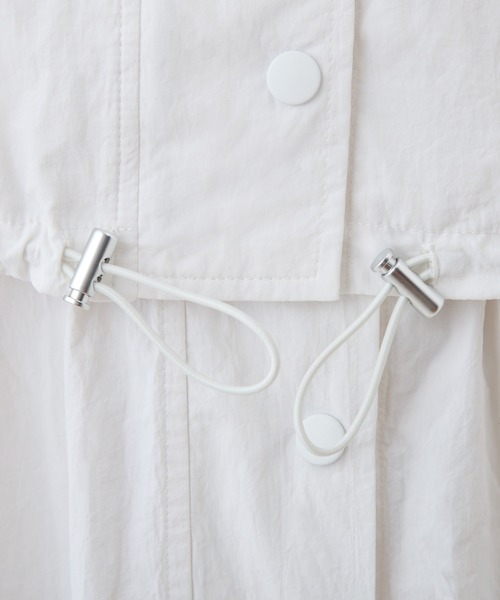 one after another NICE CLAUP（ワンアフターアナザーナイスクラップ）の「ショートにもジレにもなる/マルチウェイマウンテンパーカー（マウンテンパーカー・レディース・オフホワイト/ピンク/ブラック・FREE）」の12枚目の写真