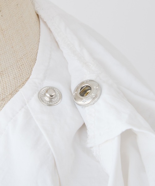 one after another NICE CLAUP（ワンアフターアナザーナイスクラップ）の「ショートにもジレにもなる/マルチウェイマウンテンパーカー（マウンテンパーカー・レディース・オフホワイト/ピンク/ブラック・FREE）」の13枚目の写真