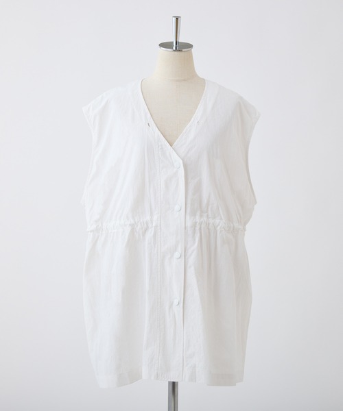 one after another NICE CLAUP（ワンアフターアナザーナイスクラップ）の「ショートにもジレにもなる/マルチウェイマウンテンパーカー（マウンテンパーカー・レディース・オフホワイト/ピンク/ブラック・FREE）」の16枚目の写真