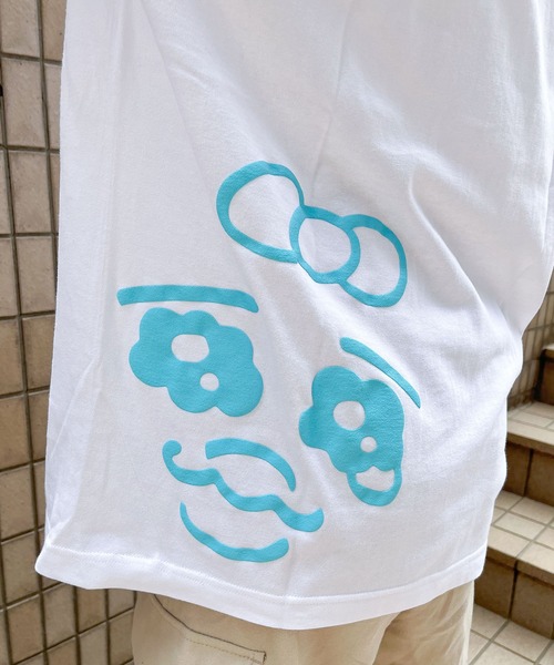 THE BAREFOOT（ベアフット）の「【 おぱんちゅうさぎ 】 プリント ビッグ Tシャツ OP BIG TSHIRT WNI（Tシャツ/カットソー・レディース・ホワイト/ブラック・FREE）」の11枚目の写真