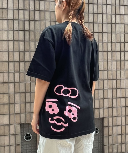 THE BAREFOOT（ベアフット）の「【 おぱんちゅうさぎ 】 プリント ビッグ Tシャツ OP BIG TSHIRT WNI（Tシャツ/カットソー・レディース・ホワイト/ブラック・FREE）」の12枚目の写真