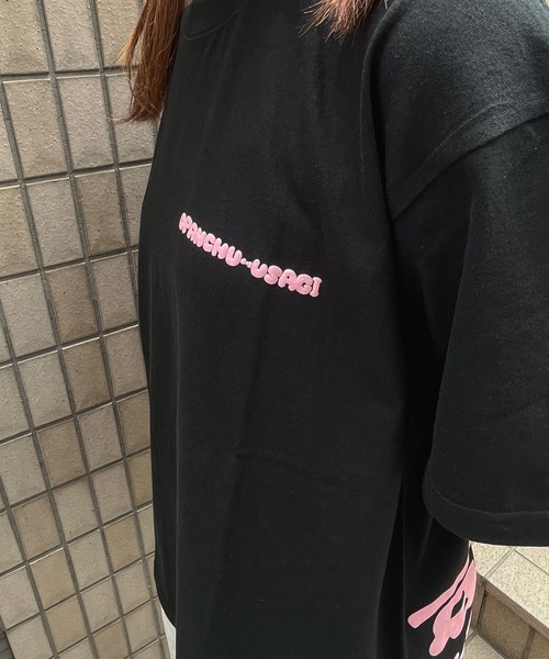 THE BAREFOOT（ベアフット）の「【 おぱんちゅうさぎ 】 プリント ビッグ Tシャツ OP BIG TSHIRT WNI（Tシャツ/カットソー・レディース・ホワイト/ブラック・FREE）」の15枚目の写真