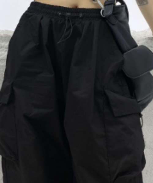 deux amour(ドゥーザムール)の「カーゴパンツ(カーゴパンツ・レディース・ブラック/チャコールグレー・FREE)」の7枚目の写真