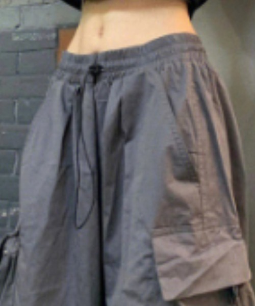 deux amour(ドゥーザムール)の「カーゴパンツ(カーゴパンツ・レディース・ブラック/チャコールグレー・FREE)」の10枚目の写真