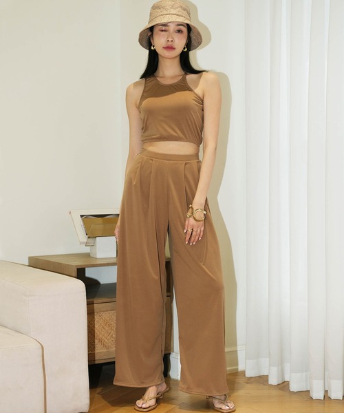 正規品♡カップケーキ♡プルオーバー＆ロングパンツ♡ピンク OSYAREVO（オシャレボ）の「アシンメトリースリーブ ロング