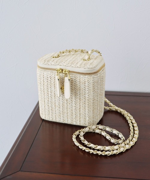 バニティかごバッグ