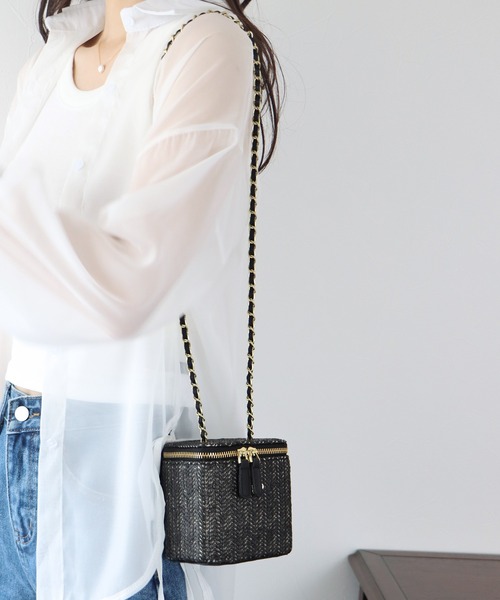 バニティかごバッグ