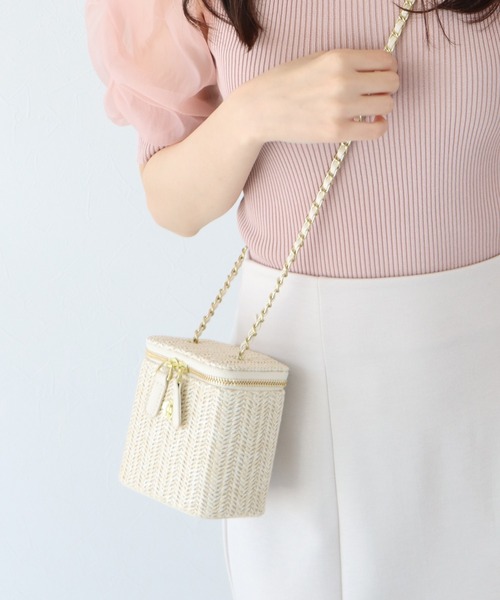 バニティかごバッグ