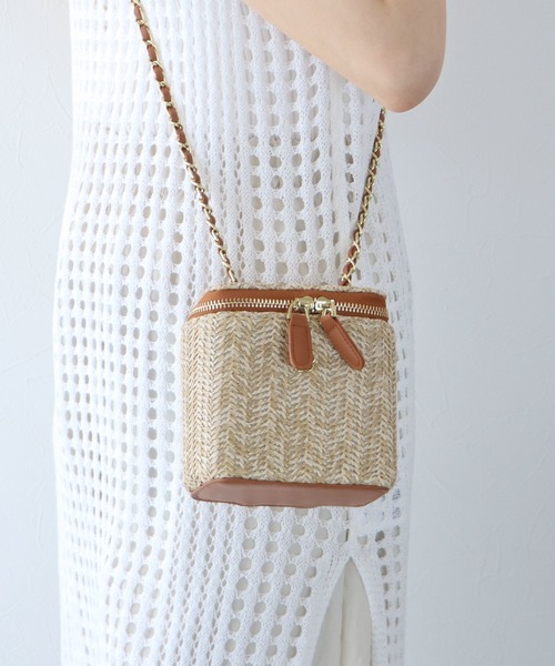 バニティかごバッグ