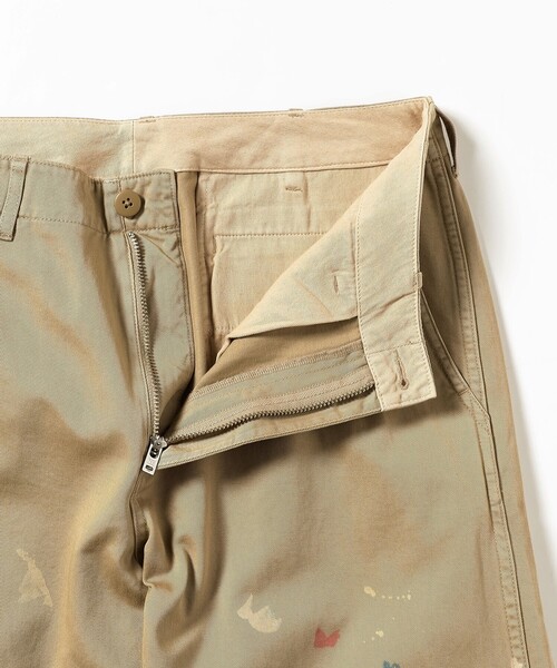 BEAMS（ビームス）の「BEAMS / ペイント ミリタリー チノパンツ（チノパンツ・メンズ・ベージュ/グレー・S/M/L/XL）」の17枚目の写真