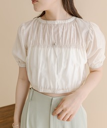 [mline]切り替えギャザートップス