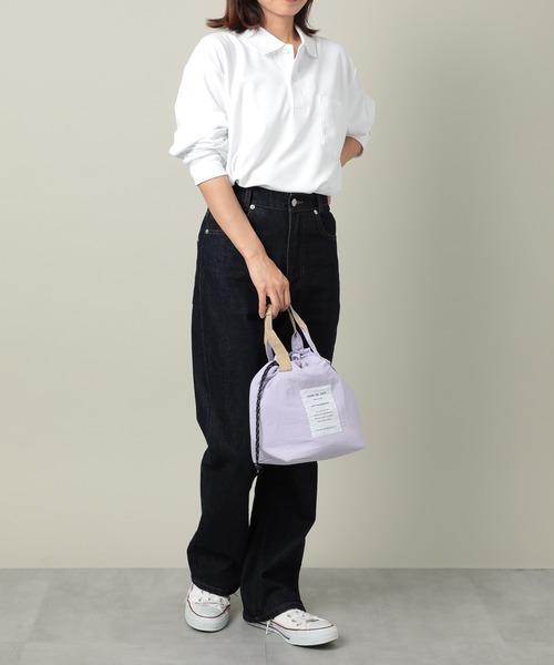 United Athle（ユナイテッドアスレ）の「【United Athle】dry seed stitch long sleeve polo-shirt / ドライ カノコ ロングスリーブ ポロシャツ ポケット付 ゴルフ スポーツ ランニング 紫外線対策 UVカット 吸水速乾 2024（ポロシャツ・レディース・ネイビー/ホワイト/ブラック・L/M/S/XL）」の4枚目の写真