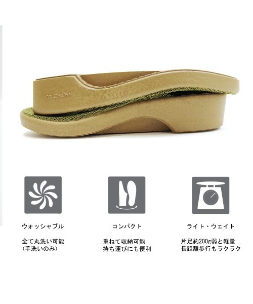 ARCOPEDICO（アルコペディコ）の「ARCOPEDICO アルコペディコ クラシックライン LIGHT（ライト）（5061010）ニットサボサンダル（サンダル・レディース・ブラウン/ネイビー/ベージュ/ブラック/カーキ・36/38/37/39/35）」の17枚目の写真