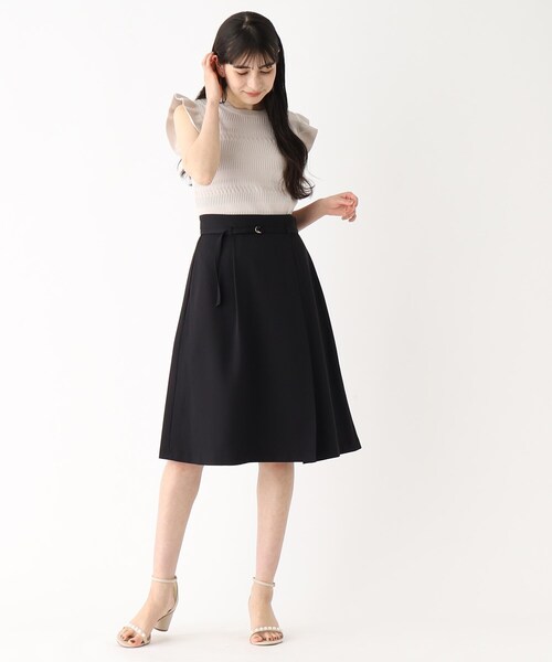 index(インデックス)の「◆フリルスリーブニット【洗濯機洗い可】(ニット/セーター・レディース・ワインレッド/チャコールグレー/ライトグレー・40/38/42/36)」の22枚目の写真