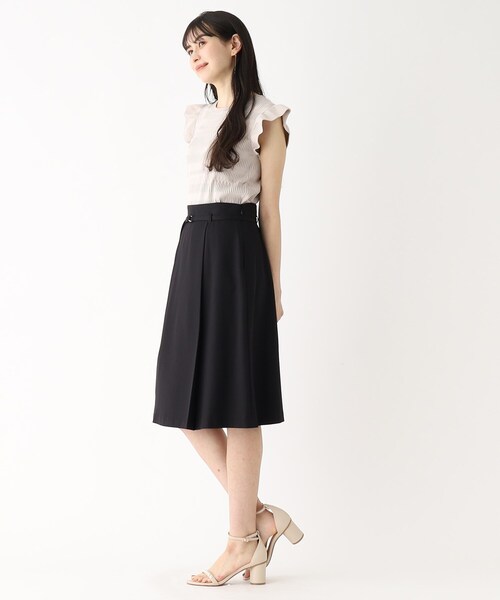 index(インデックス)の「◆フリルスリーブニット【洗濯機洗い可】(ニット/セーター・レディース・ワインレッド/チャコールグレー/ライトグレー・40/38/42/36)」の19枚目の写真