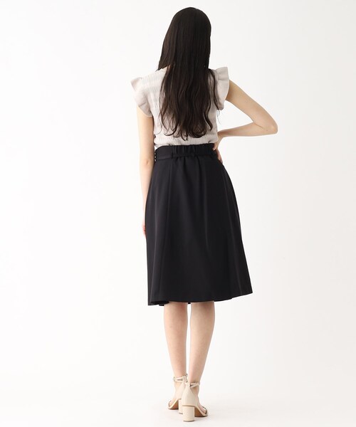 index(インデックス)の「◆フリルスリーブニット【洗濯機洗い可】(ニット/セーター・レディース・ワインレッド/チャコールグレー/ライトグレー・40/38/42/36)」の4枚目の写真