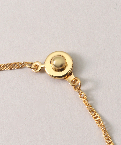 Oriens JOURNAL STANDARD（オリエンス ジャーナルスタンダード）の「別注【BiBi BELINDA×Oriens】ネックレス（ネックレス・レディース・ピンク/グリーン・FREE）」の3枚目の写真