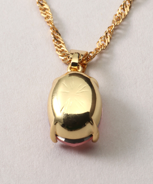 Oriens JOURNAL STANDARD（オリエンス ジャーナルスタンダード）の「別注【BiBi BELINDA×Oriens】ネックレス（ネックレス・レディース・ピンク/グリーン・FREE）」の9枚目の写真