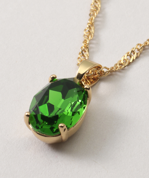 Oriens JOURNAL STANDARD（オリエンス ジャーナルスタンダード）の「別注【BiBi BELINDA×Oriens】ネックレス（ネックレス・レディース・ピンク/グリーン・FREE）」の10枚目の写真