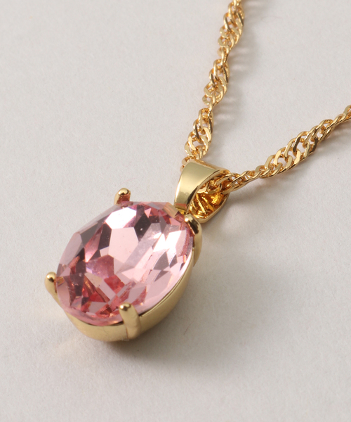 Oriens JOURNAL STANDARD（オリエンス ジャーナルスタンダード）の「別注【BiBi BELINDA×Oriens】ネックレス（ネックレス・レディース・ピンク/グリーン・FREE）」の11枚目の写真