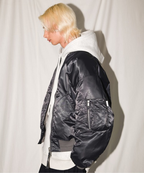 SUPERTHANKS（スーパーサンクス）の「無地ワンポイント裏起毛フーディスウェット/Classic sweat hoodie（スウェット・メンズ・アッシュグレー/ブラック/ネイビー・M/L/S）」の9枚目の写真