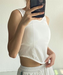ノンワイヤーカップ付き タンクトップ