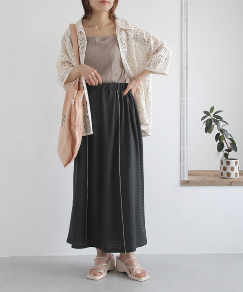 Crisp（クリスプ）の「レースレトロシャツ（シャツ/ブラウス・レディース・アイボリー/ブラック・FREE）」の13枚目の写真