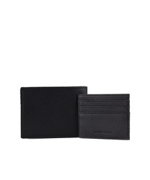 EMPORIO ARMANI | 【エンポリオ アルマーニ】ギフトボックス タンブルレザー製 ウォレット＆カードホルダー(財布)