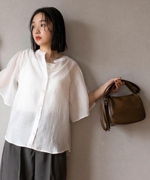 coen（コーエン）の「リンクルエナメルバッグ（ショルダーバッグ・レディース・ナチュラル/ブラック/モカ・FREE）」の6枚目の写真