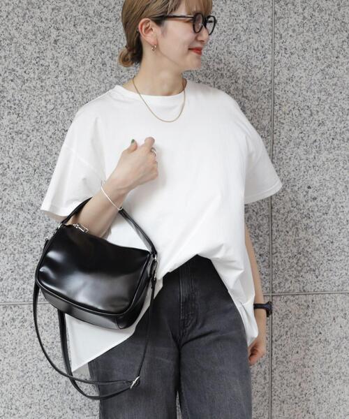 coen（コーエン）の「リンクルエナメルバッグ（ショルダーバッグ・レディース・ナチュラル/ブラック/モカ・FREE）」の19枚目の写真