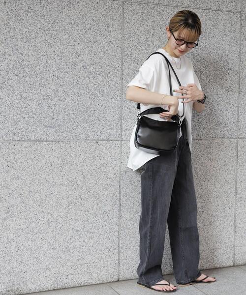 coen（コーエン）の「リンクルエナメルバッグ（ショルダーバッグ・レディース・ナチュラル/ブラック/モカ・FREE）」の22枚目の写真