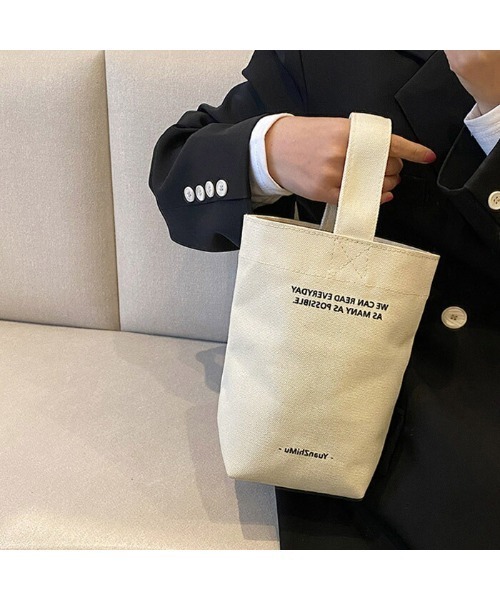 She's（シーズ）の「キャンバス ロゴ ミニ 手提げバッグ 小さい コンパクト バッグ（ハンドバッグ・レディース・ブラック/グリーン/ベージュ/キナリ/オレンジ/ピンク・FREE）」の21枚目の写真