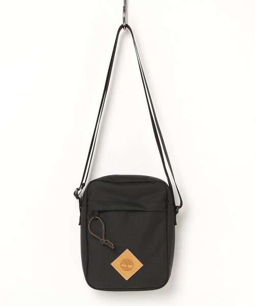 Timberland レザーボディバッグ　レッグベルト　ウエストバッグ　ブラック waistbag4519a.jpg