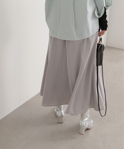 N.（N. Natural Beauty Basic）（エヌエヌナチュラルビューティーベーシック）の「◆ナローマーメイドスカート（スカート・レディース・ドット/グレー/イエロー・MEDIUM）」の15枚目の写真