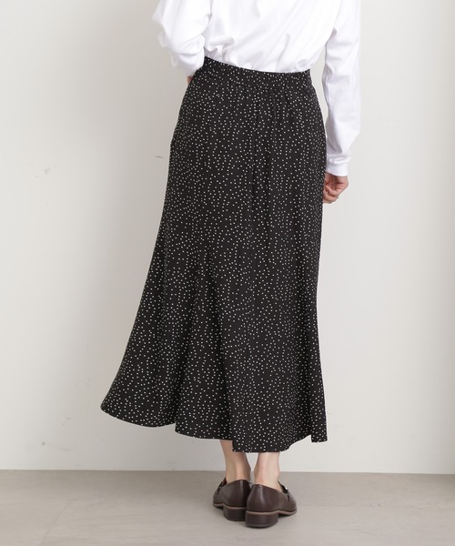 N.（N. Natural Beauty Basic）（エヌエヌナチュラルビューティーベーシック）の「◆ナローマーメイドスカート（スカート・レディース・ドット/グレー/イエロー・MEDIUM）」の9枚目の写真