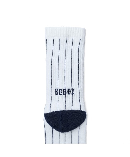 KEBOZ（ケボズ）の「STRIPE SOCKS（ソックス/靴下・メンズ・イエロー/オレンジ/ホワイト/ブラック/グリーン/ブルー・LARGE/MEDIUM）」の7枚目の写真