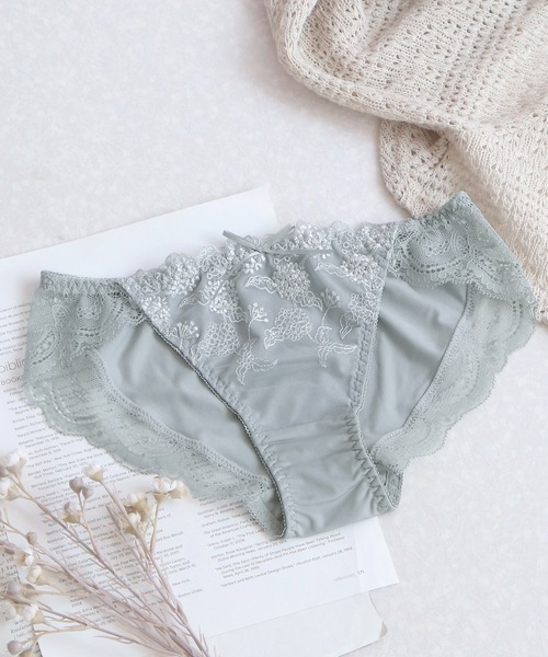 コデマリレースフルバックショーツ【ショーツ単品】（ショーツ）｜tu